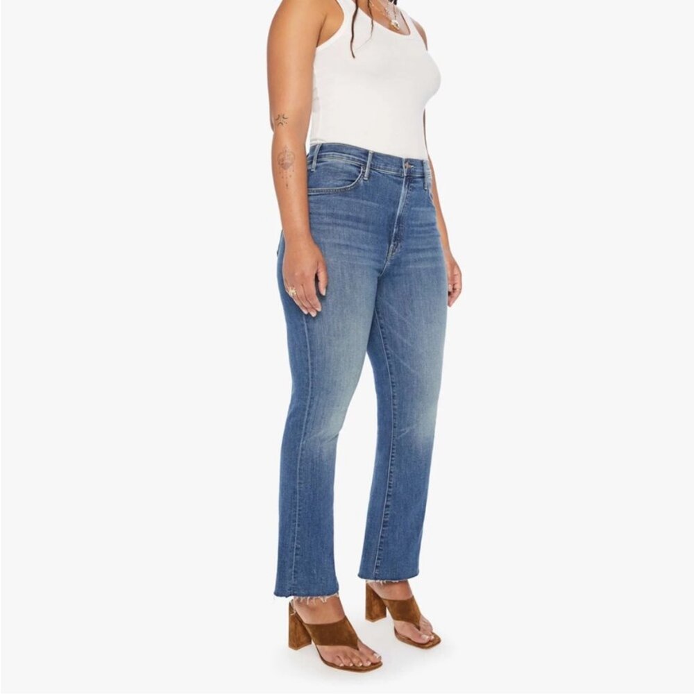 Mother Denim Hustler Ankle Fray Jeans - NEW WITH TAGS